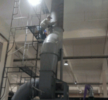 Công trình hệ thống ống hơi xưởng dệt